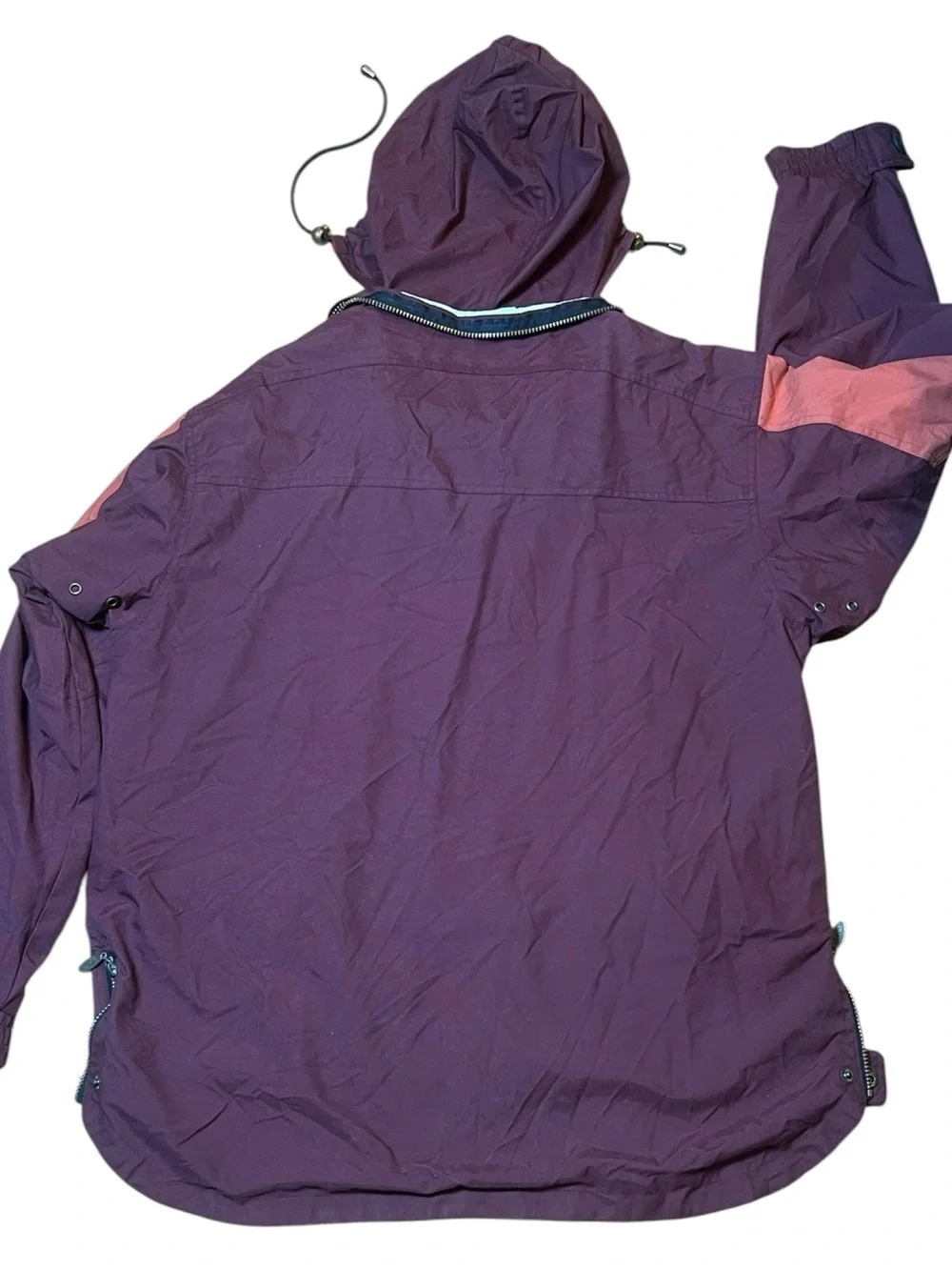Swag vintage tri color canvas hi/low hem men’s ski jacket size XXL (54)
